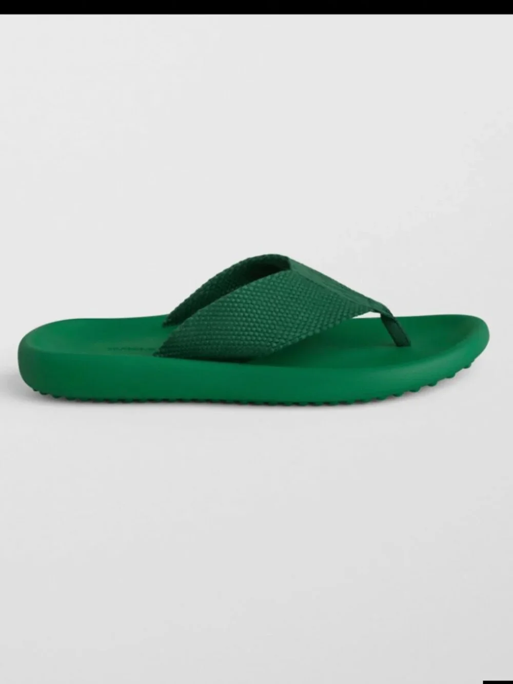 Phoebe Philo Flip flop in electric green EVA, size 40